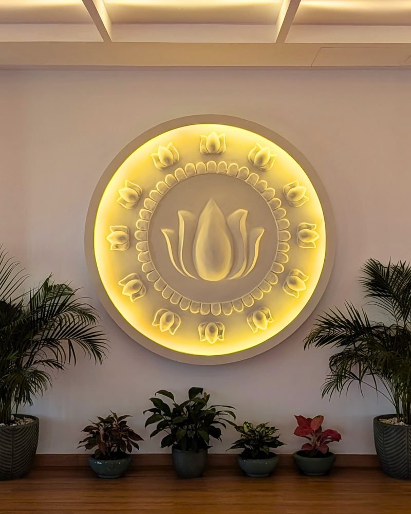 Bespoke sculptural relief by Art Carousel, Dubai
