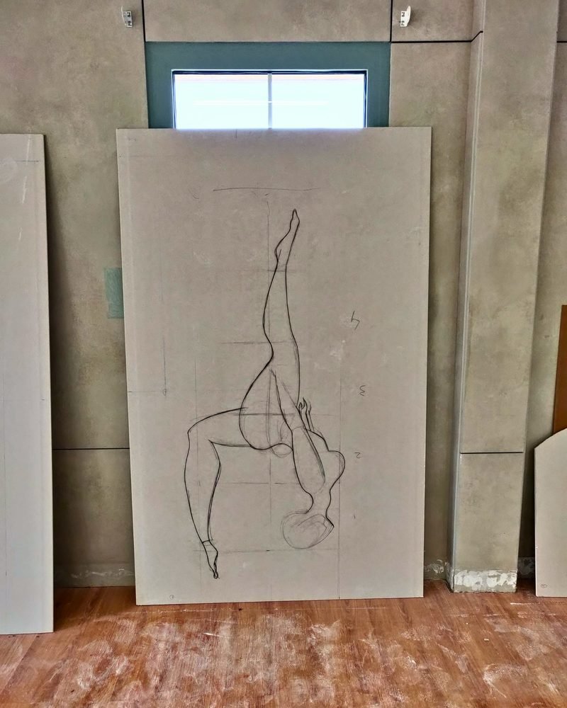 Aerial Study, process-1